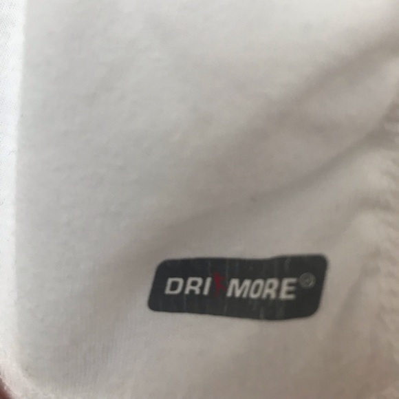 Danskin Now size 6-6X white t-shirt with rouching - Picture 3 of 5